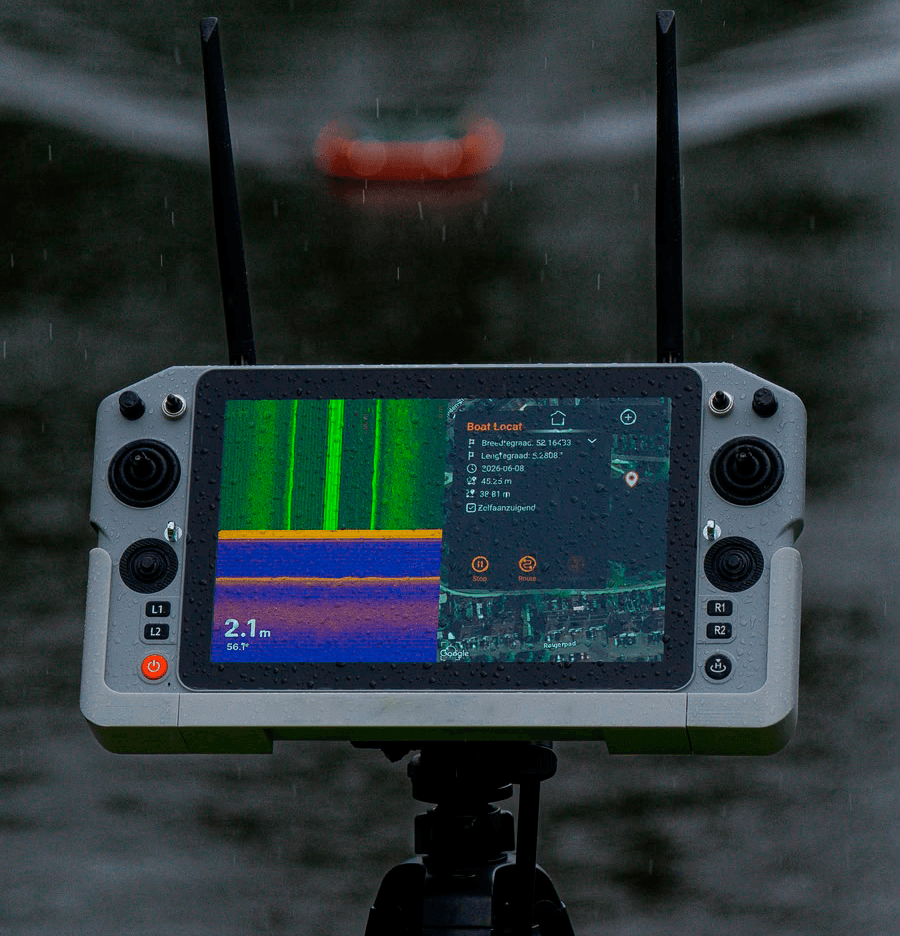 autopilot Nuntius con su pantalla activa